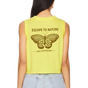 Spiritual gangster 222 escape to nature crop top